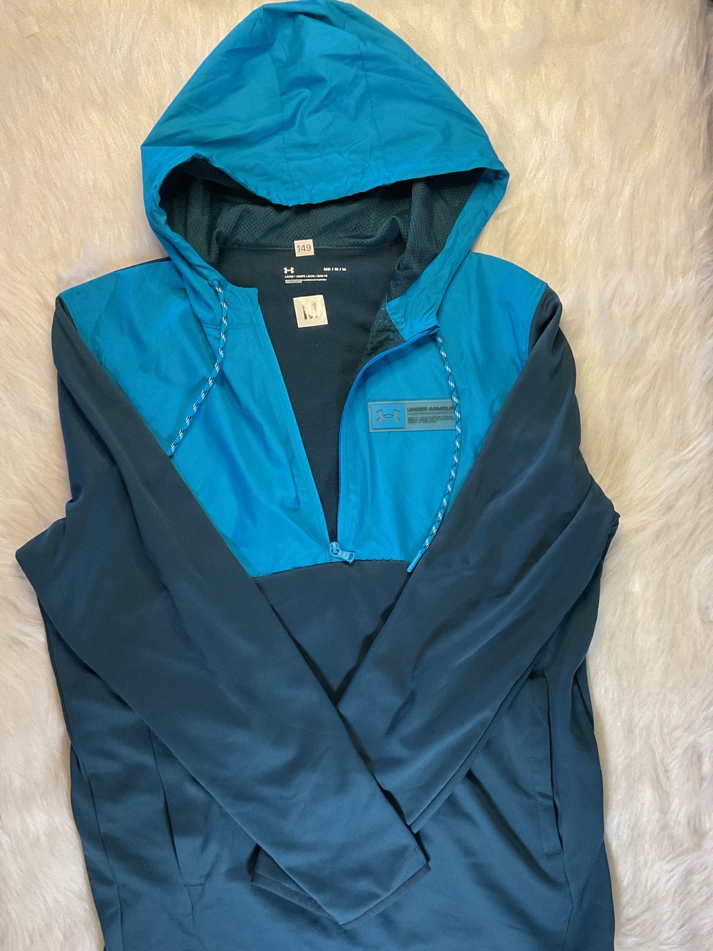 Under Armour Men's Teal/Blue Drawstring Jogger Suit set